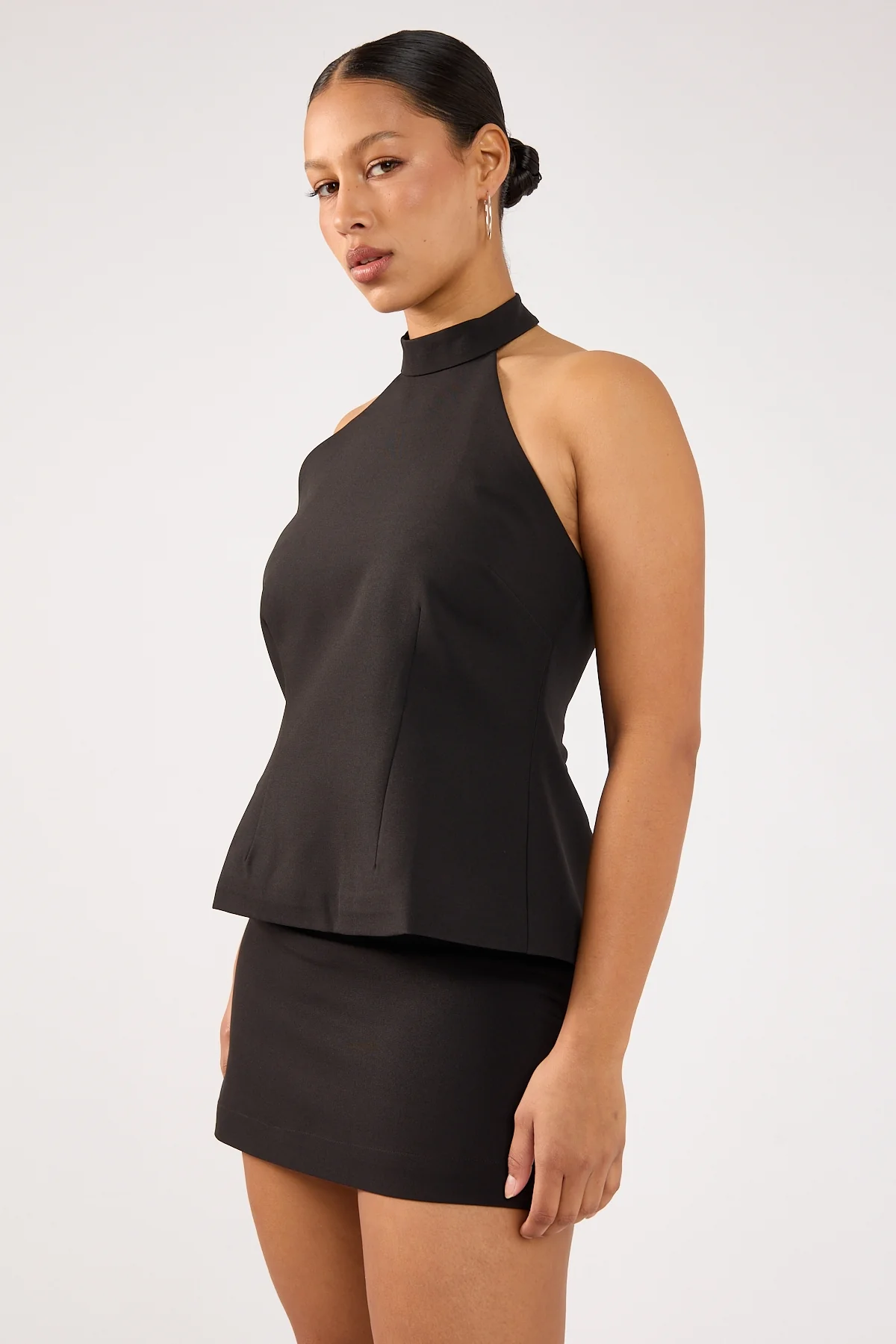 Perfect Stranger Beck Buckle Mini Skirt Black - Image 8