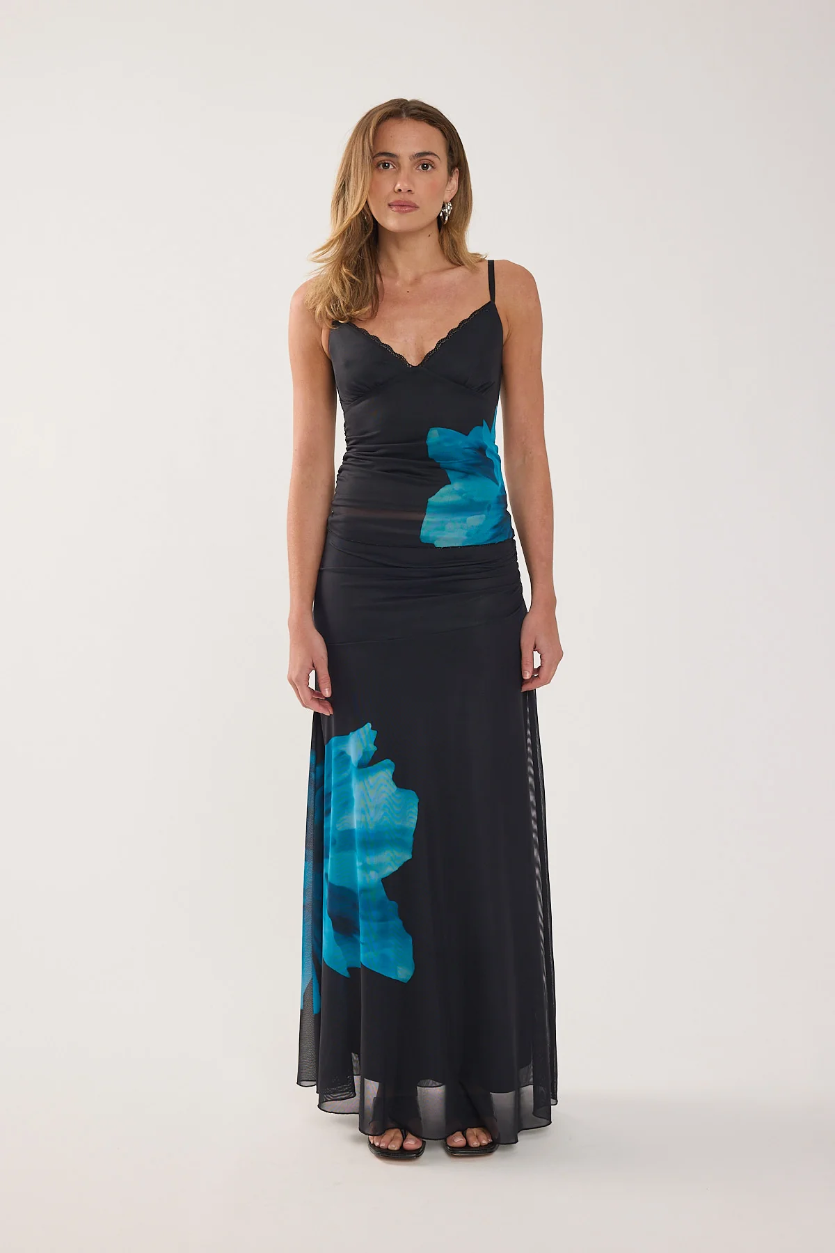 Perfect Stranger Belle Cami Top Blue Print - Image 2