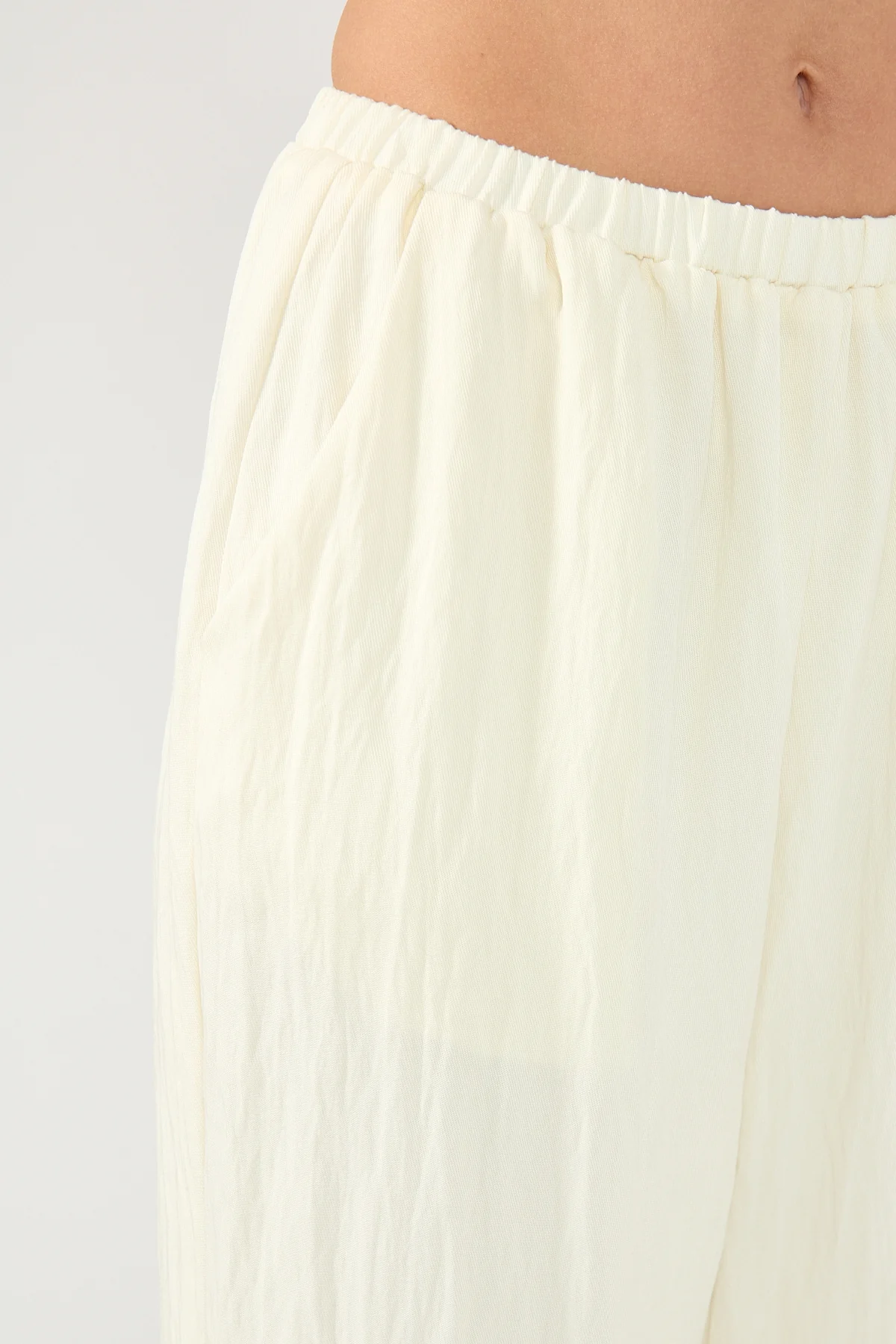 Perfect Stranger Bronte Elasticated Pant Cream - Image 5
