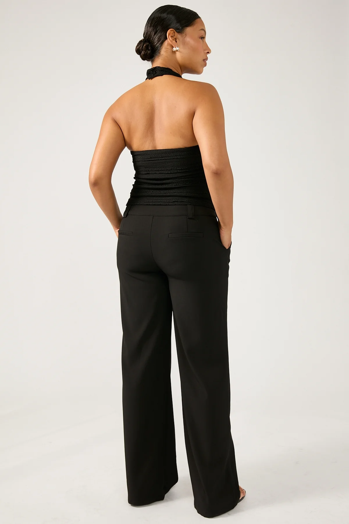 Perfect Stranger Cocona Low Rise Tailored Pant Black - Image 7