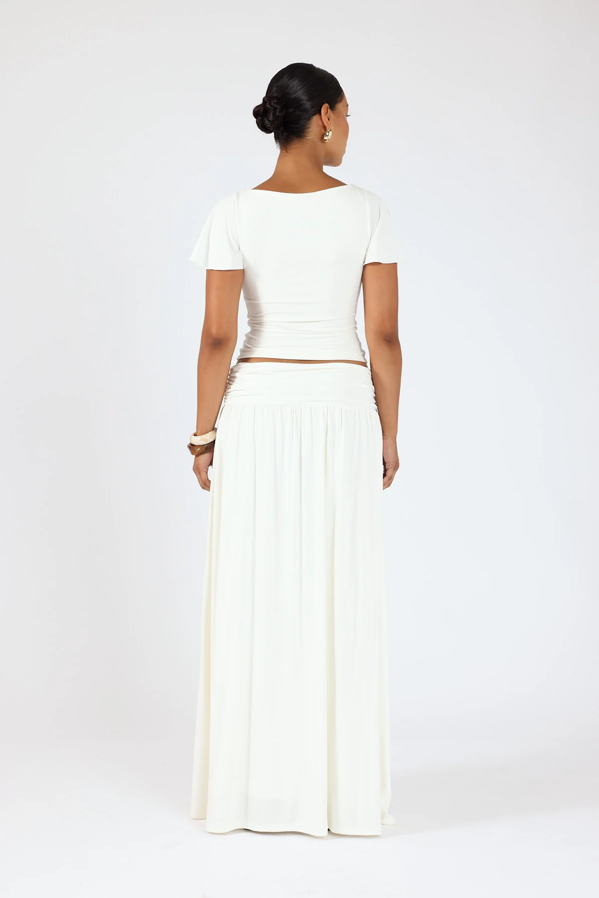 Perfect Stranger Ellison Jersey T-shirt Off White - Image 7
