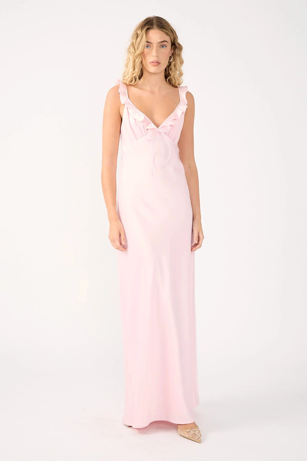 Perfect Stranger Floretta Maxi Dress Pink - Image 2