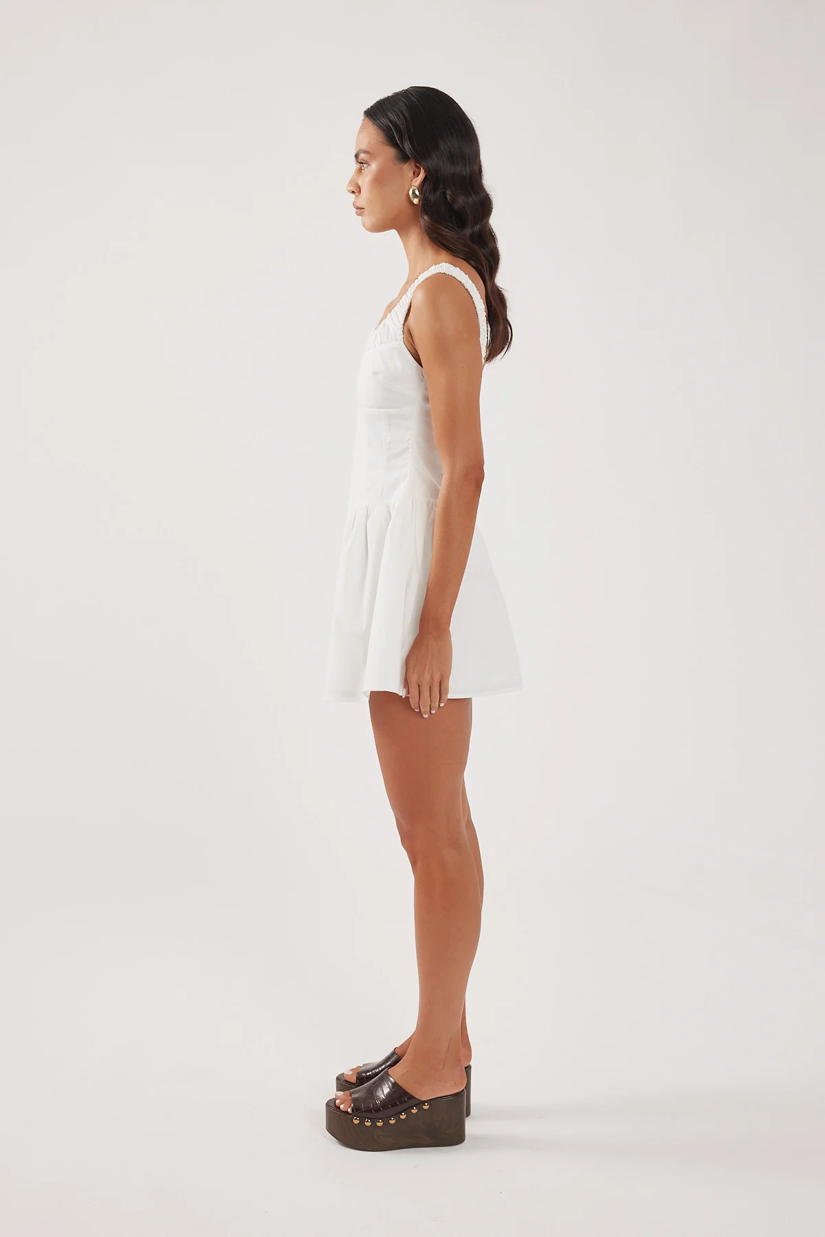Perfect Stranger Gabrielle Corset Mini Dress White - Image 6