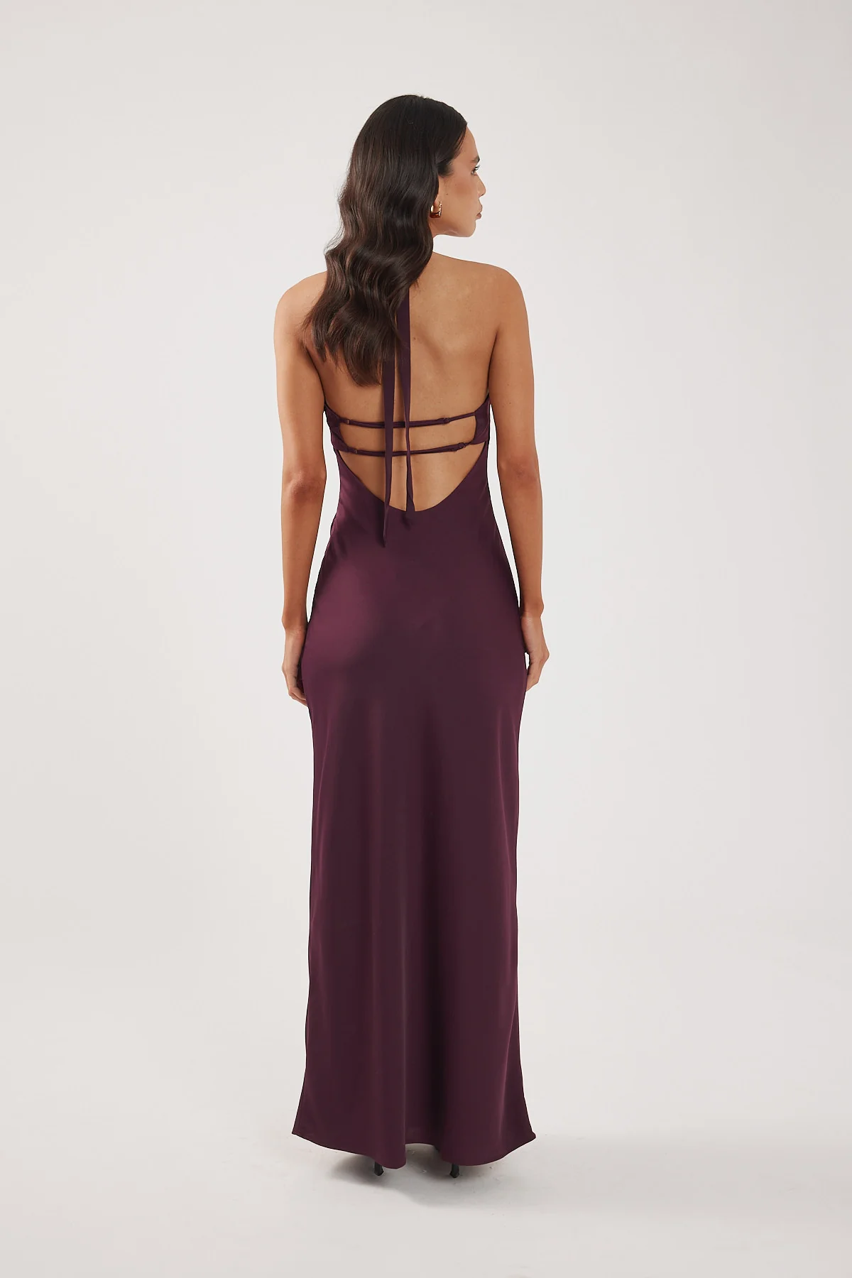 Perfect Stranger Hazel Maxi Dress Plum - Image 3