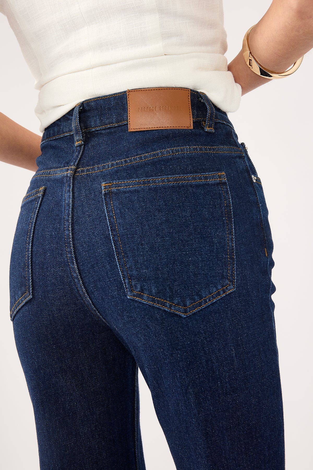 Perfect Stranger High Rise Boot Cut Jean Indigo Raw Denim - Image 6
