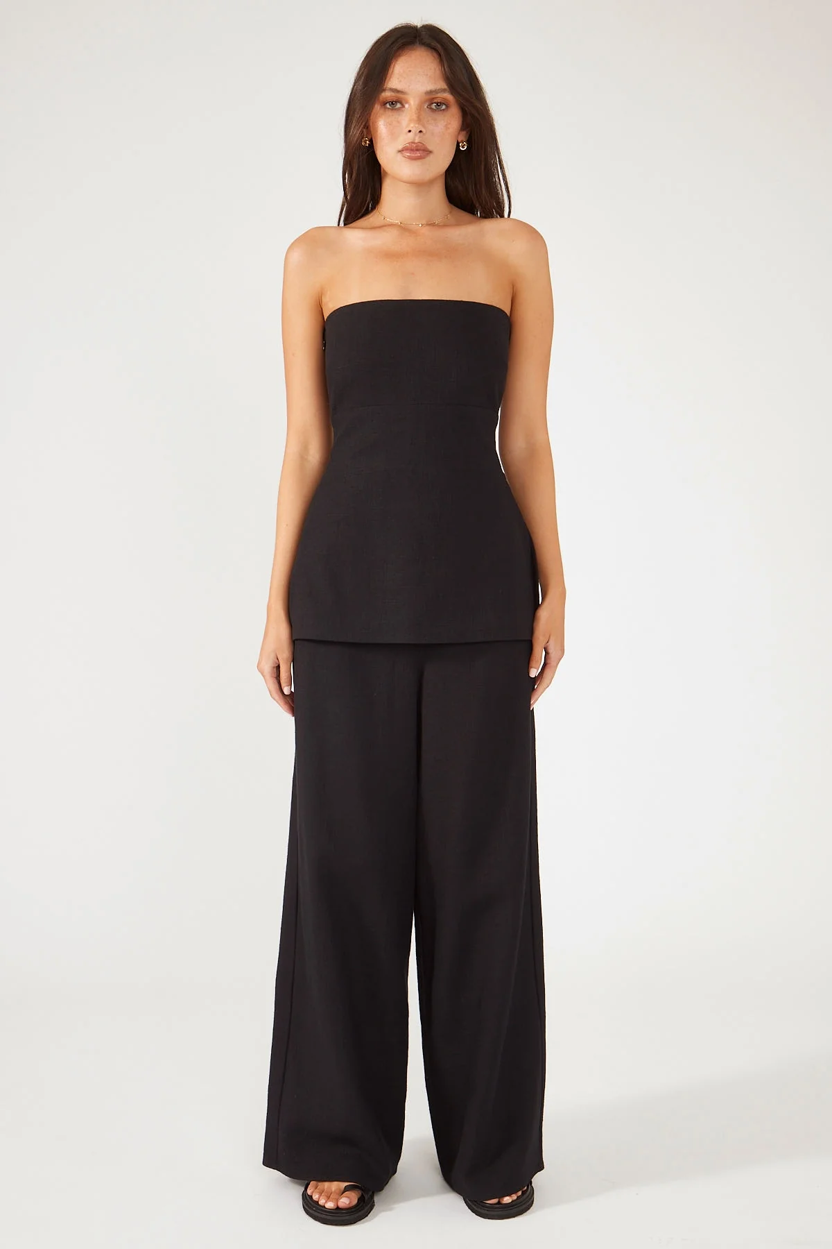 Perfect Stranger MENORCA LINEN PANT Black - Image 10
