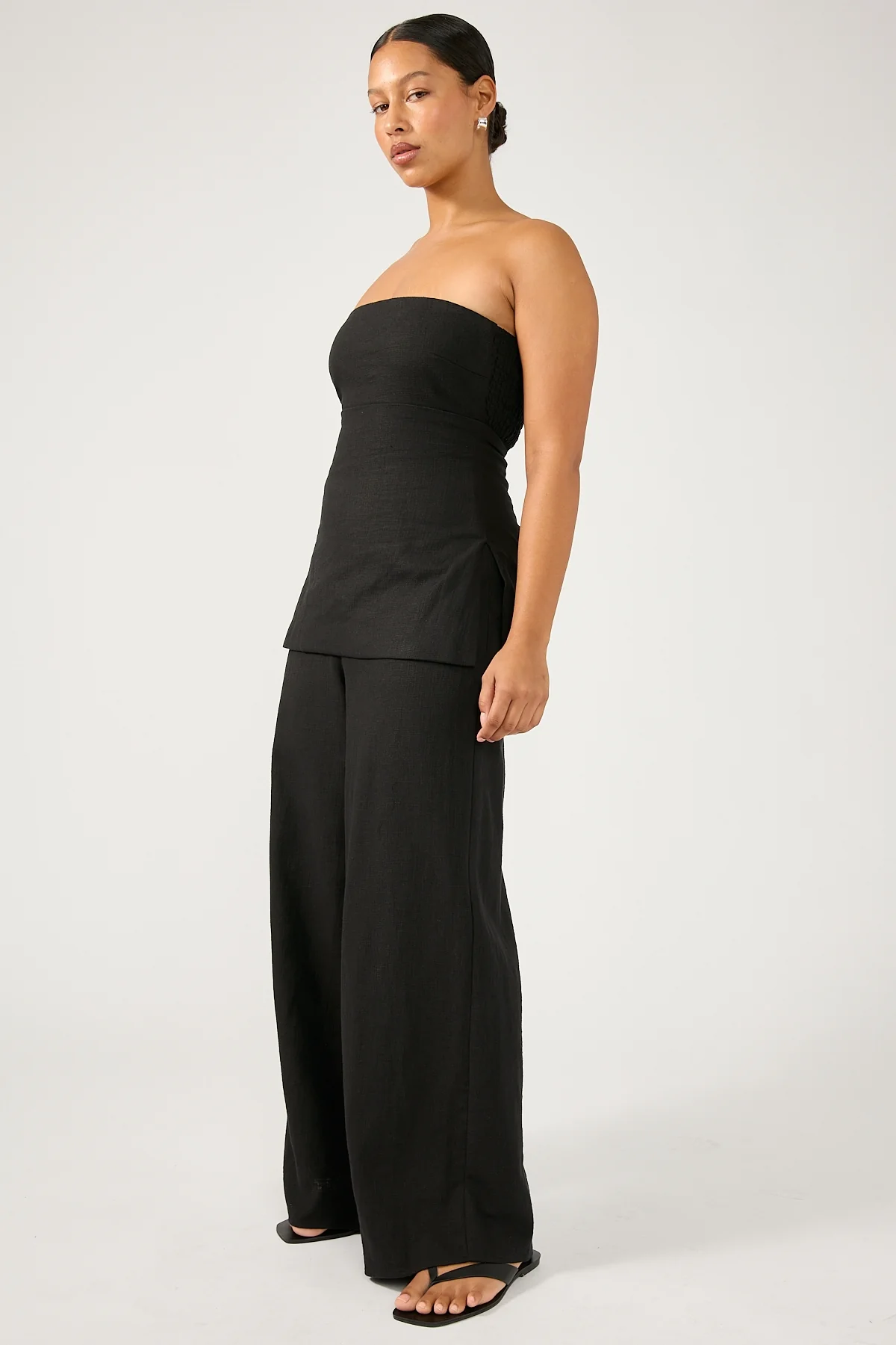 Perfect Stranger MENORCA LINEN PANT Black - Image 5