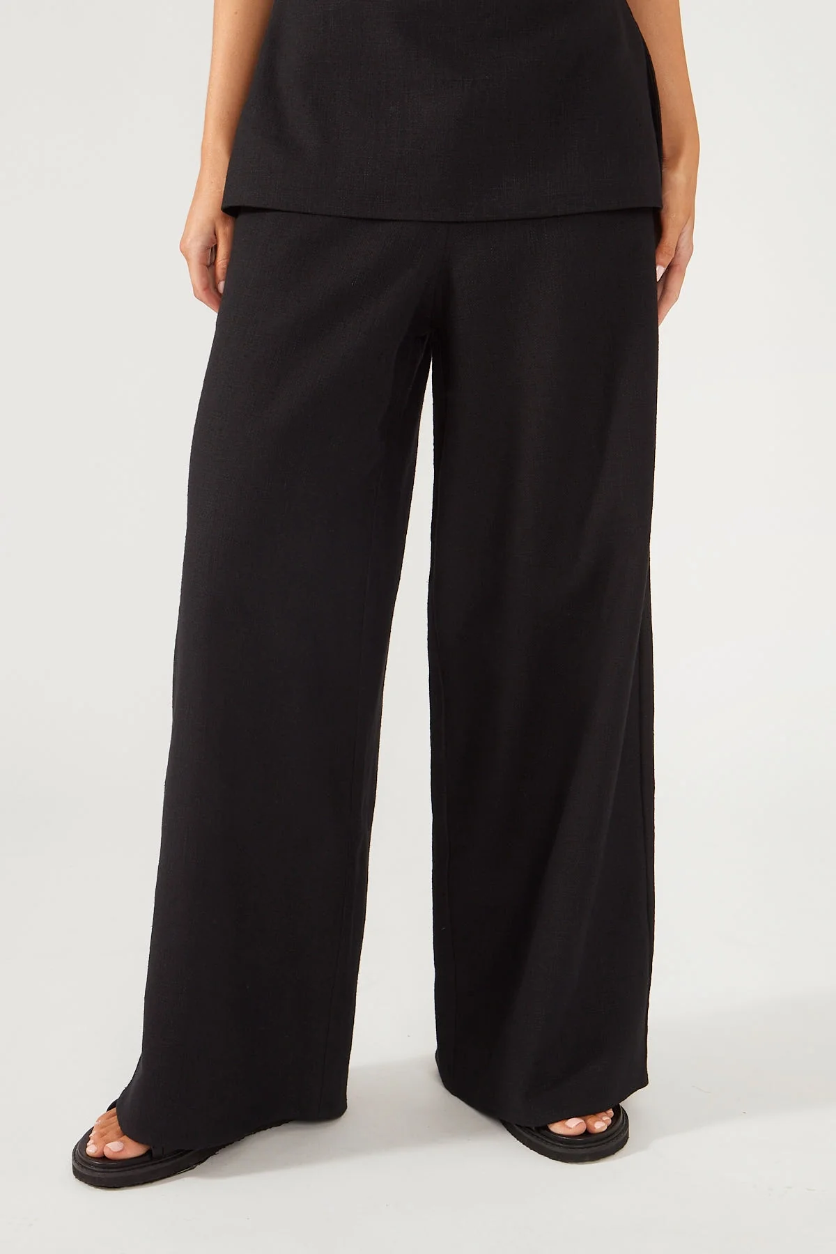 Perfect Stranger MENORCA LINEN PANT Black - Image 7