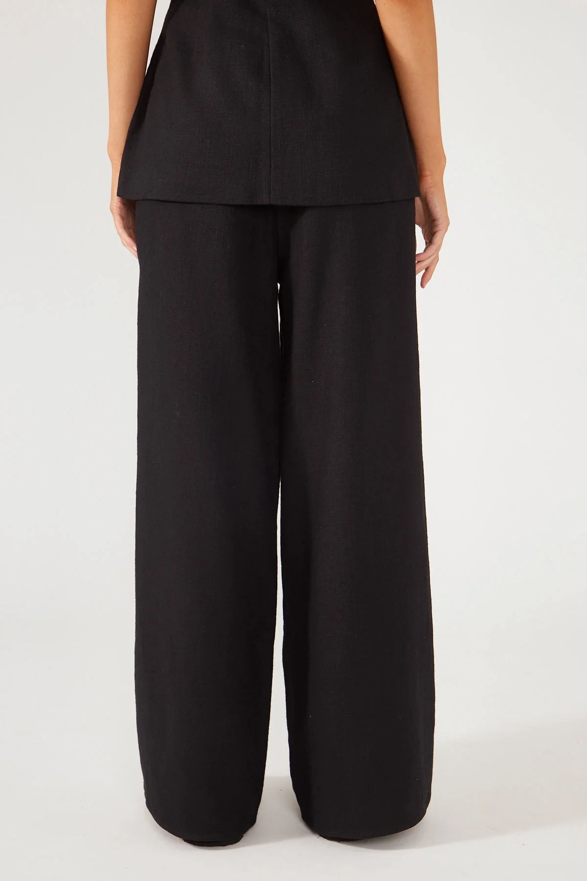 Perfect Stranger MENORCA LINEN PANT Black - Image 9