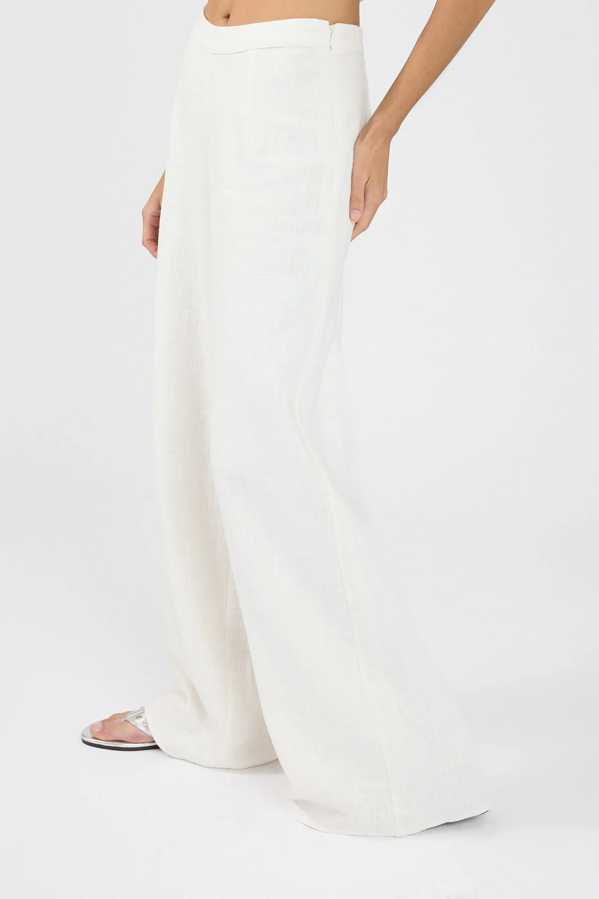 Perfect Stranger MENORCA LINEN PANT White - Image 4