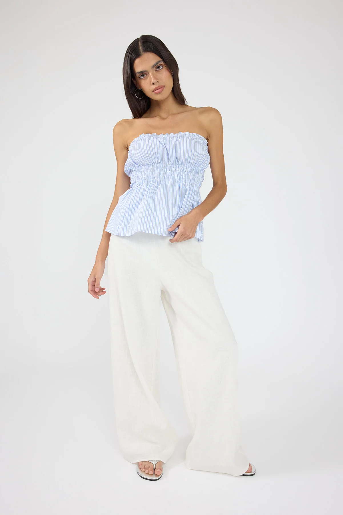Perfect Stranger MENORCA LINEN PANT White - Image 5