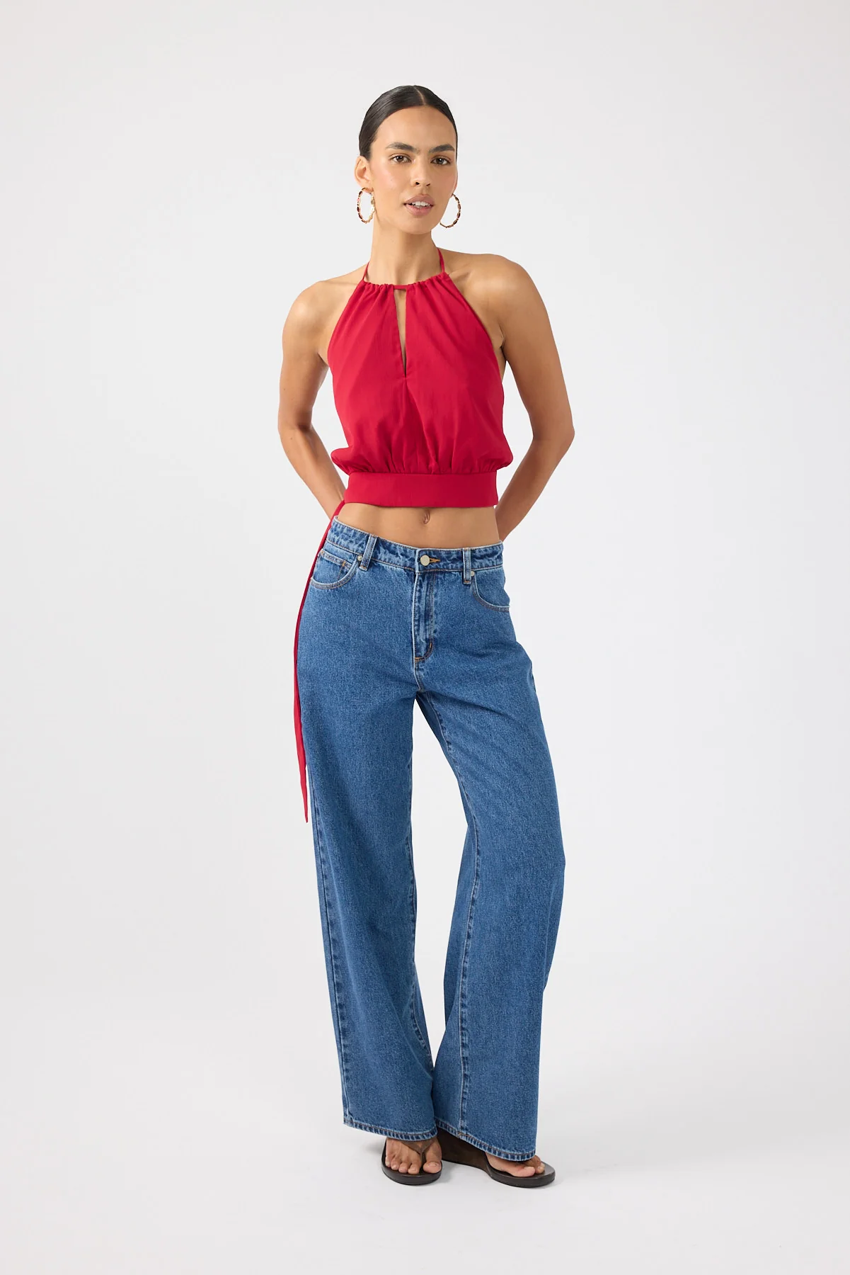 Perfect Stranger Stella Halter Top Red - Image 11