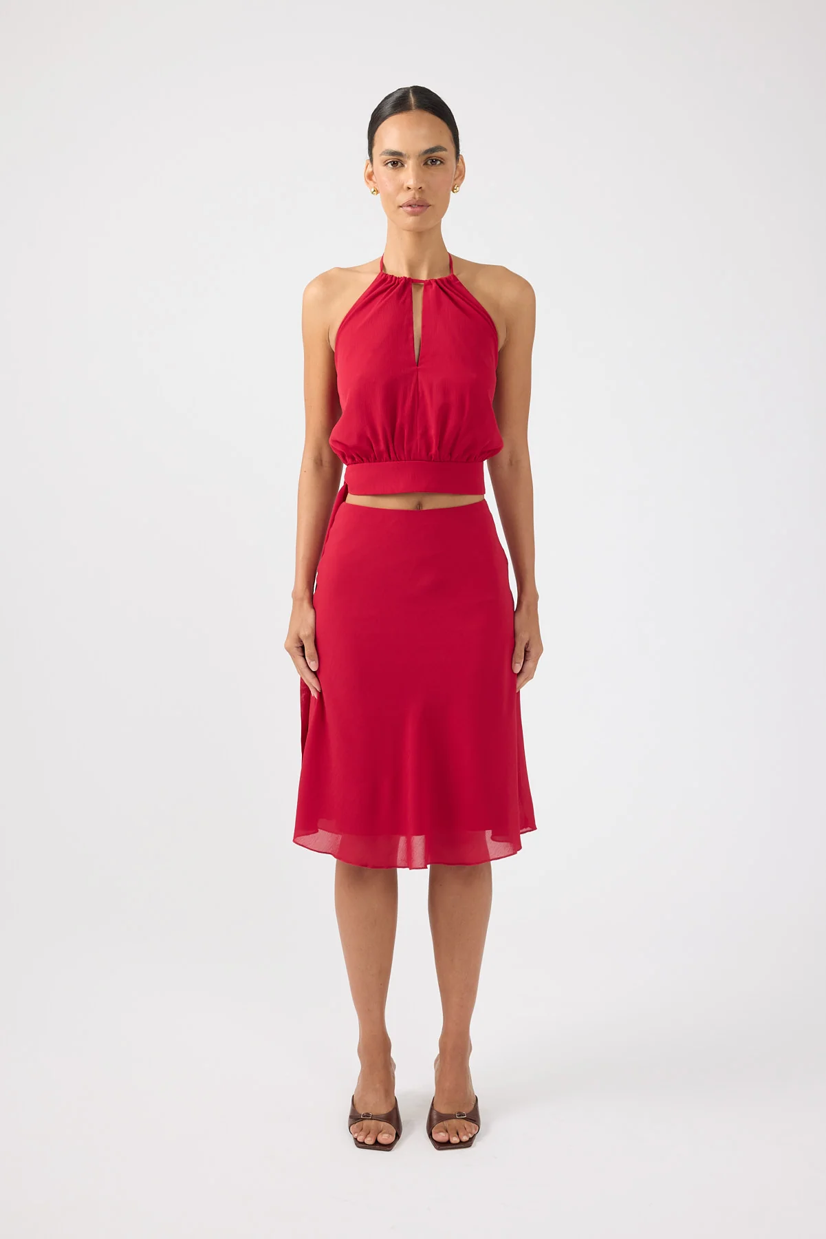 Perfect Stranger Stella Halter Top Red - Image 4