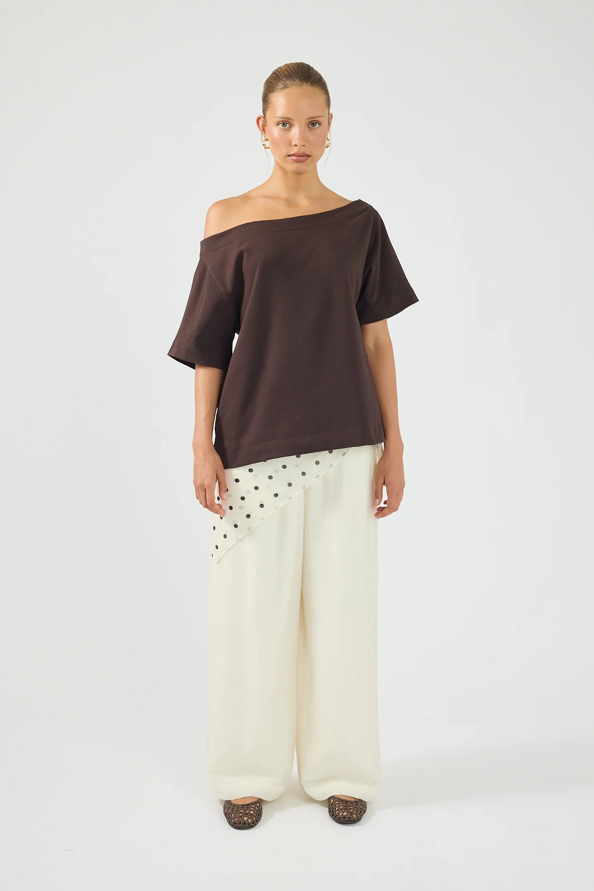 Perfect Stranger Sylvie High Rise Pants Cream - Image 2