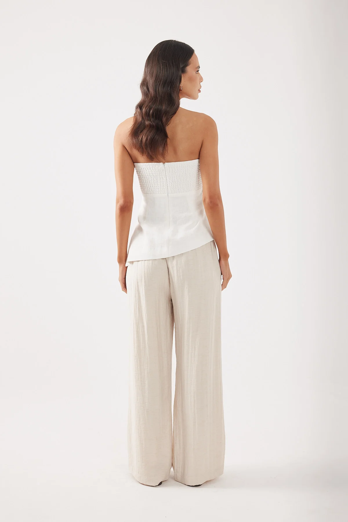Perfect Stranger Tabby Mid Rise Pant Oat - Image 4